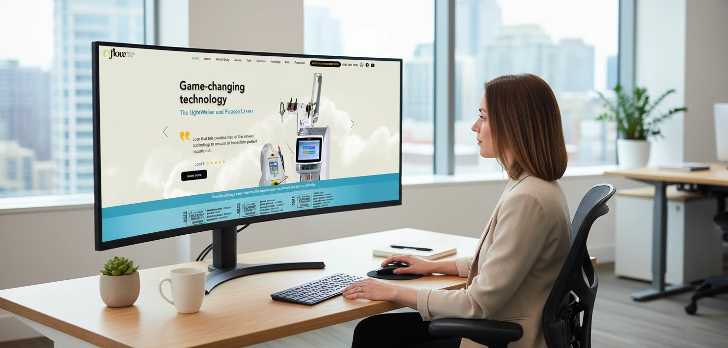 FlowDental website portfolio